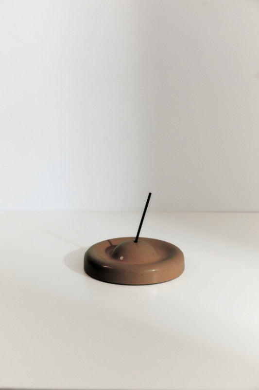 Dune Ceramic Incense Holder Brown