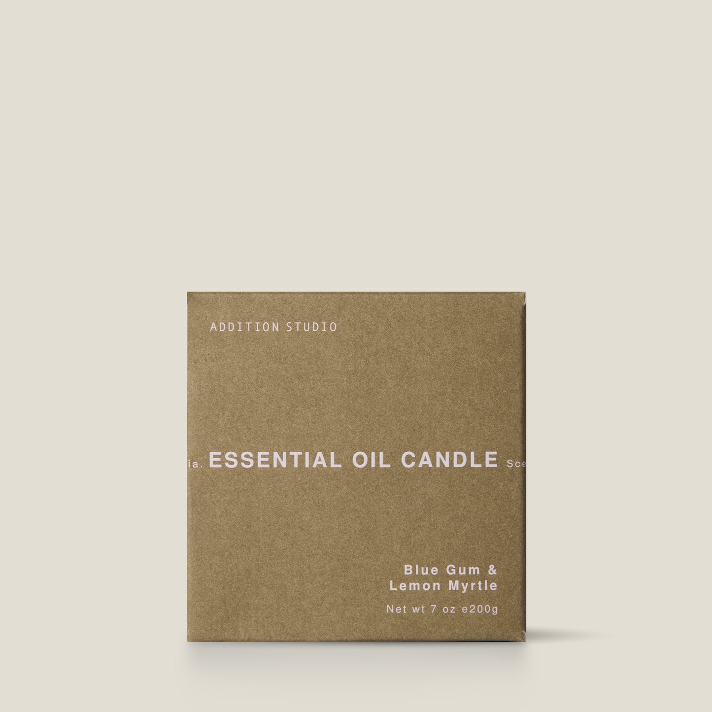 Blue Gum and Lemon Myrtle Essential Oil Candle