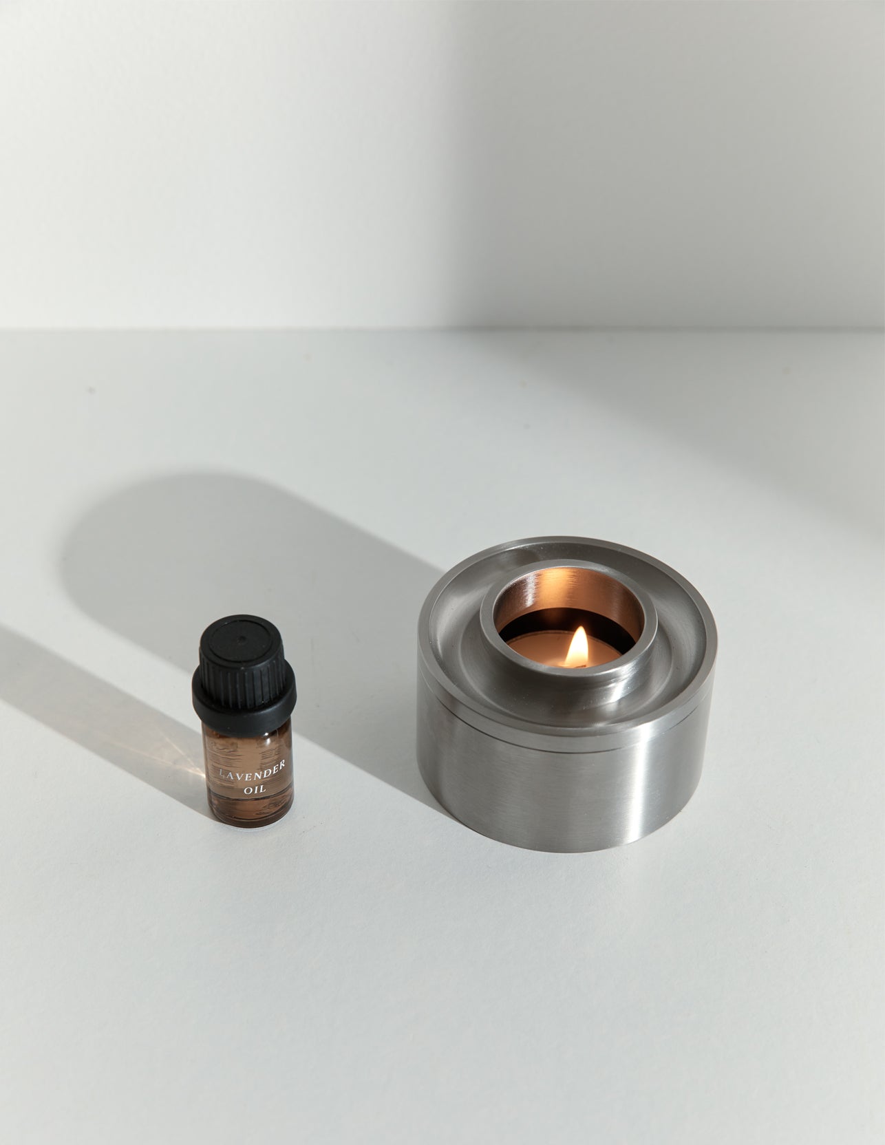 Asteroid Oil Burner - Stainless Steel