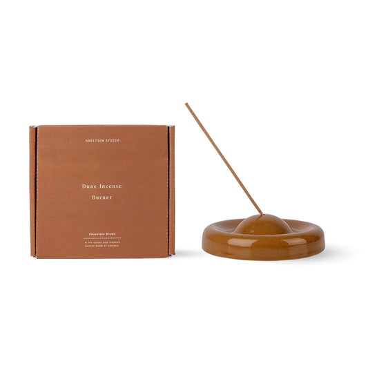 Dune Ceramic Incense Holder Brown