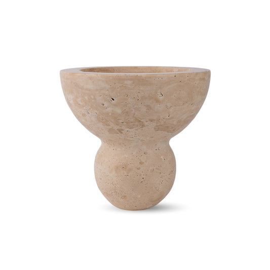 Neue Void Incense Burner Travertine